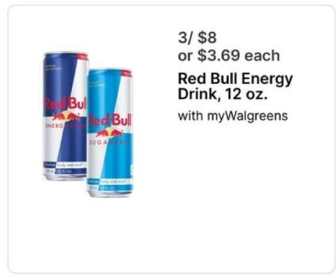 Red Bull Energy Drink, 12 oz.