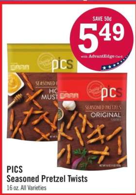 PICS Seasoned Pretzel Twists