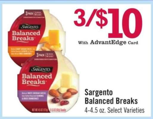 Sargento Balanced Breaks