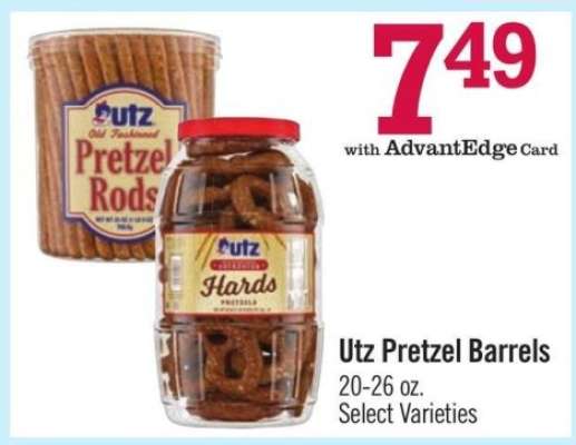 Utz Pretzel Barrels