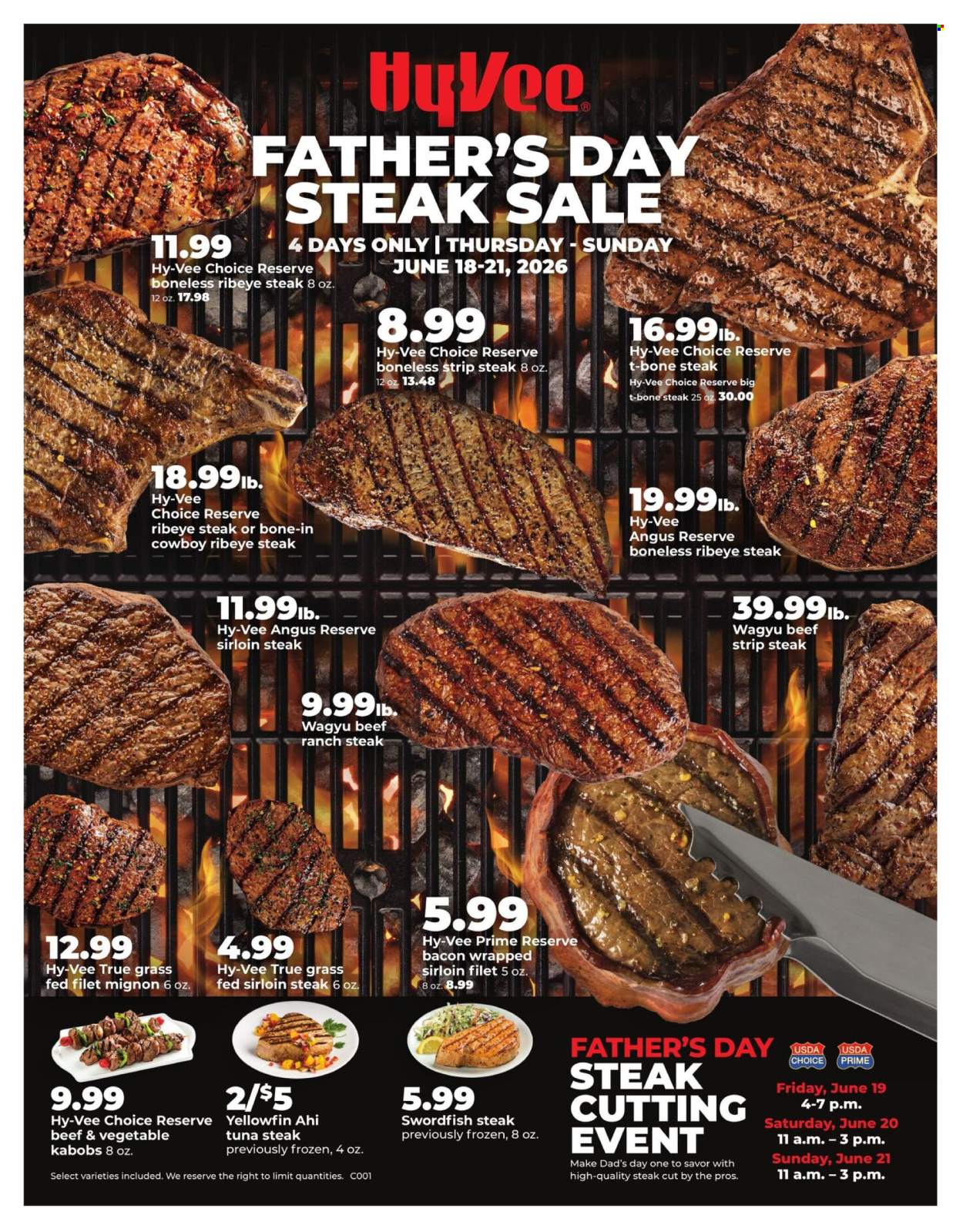 Hy-Vee ad - 06/18/2026 - 06/21/2026. Page 1