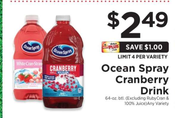 Ocean Spray Cranberry Drink