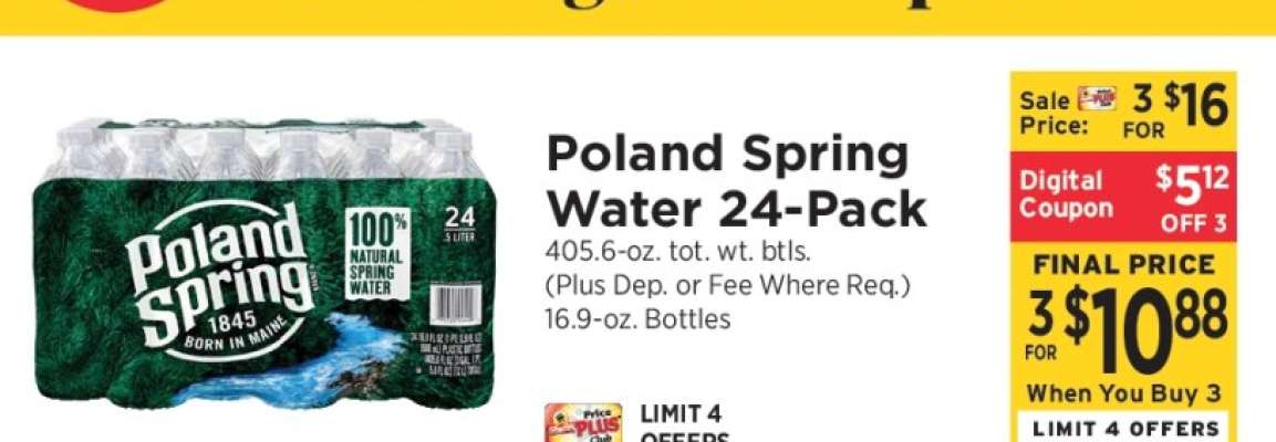Poland Spring Water 24-Pack