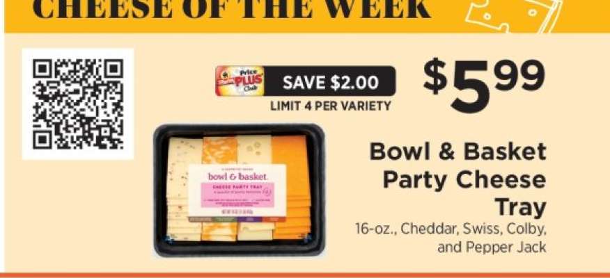 Bowl & Basket Party Cheese Tray