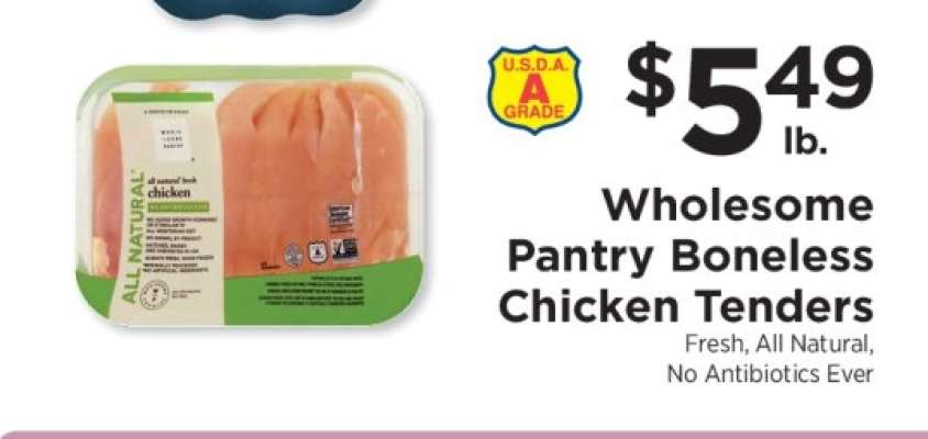 Wholesome Pantry Boneless Chicken Tenders