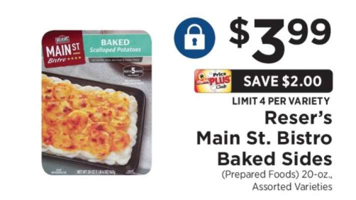 Reser's Main St. Bistro Baked Sides
