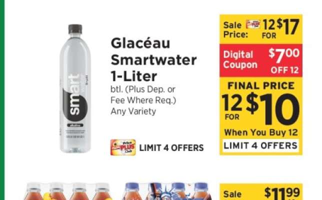 Glacéau Smartwater 1-Liter
