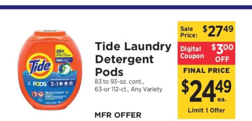 Tide Laundry Detergent Pods
