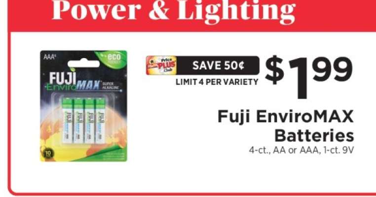 Fuji EnviroMAX Batteries