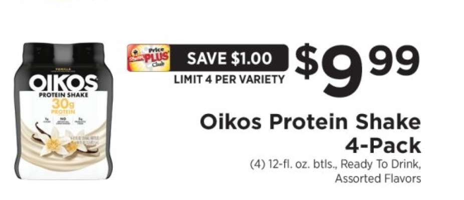 Oikos Protein Shake 4-Pack