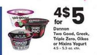 Dannon yogurt