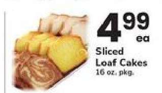 Sliced Loaf Cakes