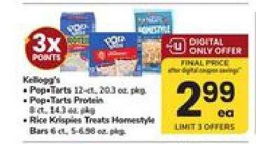 Kellogg's Pop-Tarts/Rice Krispies Treats