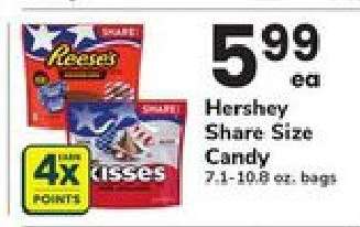Hershey Share Size Candy*