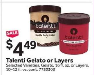 Talenti Gelato or Layers