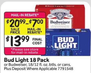 Bud Light 18 Pack