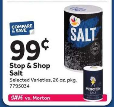 Stop & Shop Salt