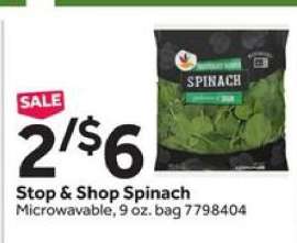 Stop & Shop Spinach
