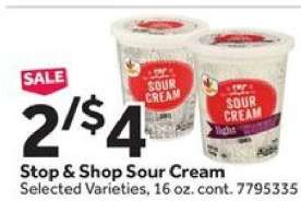 Stop & Shop Sour Cream