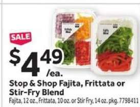 Stop & Shop Fajita, Frittata or Stir-Fry Blend