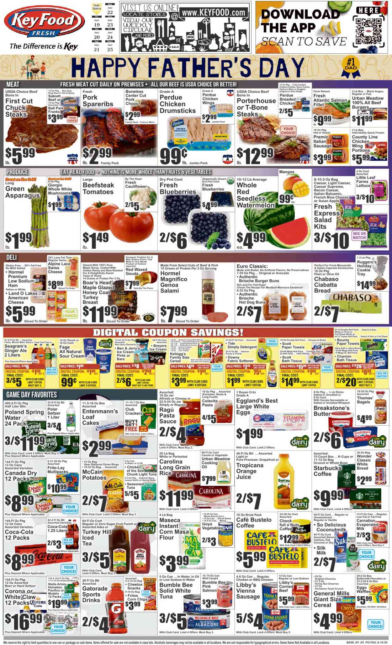 Key Food ad - 06/19/2026 - 06/25/2026. Page 1