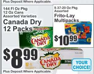 Canada Dry 12 Packs