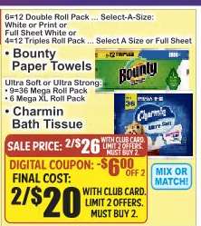 Bounty Paper Towels