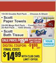 Scott Bath Tissue