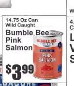 Bumble Bee Pink Salmon
