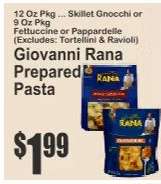 Giovanni Rana Prepared Pasta
