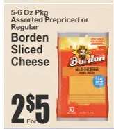 Borden Sliced Cheese