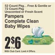 Pampers Complete Clean Baby Wipes