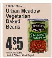 Urban Meadow Vegetarian Baked Beans