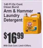 Arm & Hammer Laundry Detergent