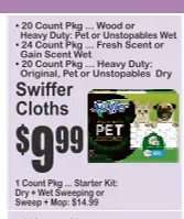 Swiffer Cloths