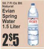 Evian Spring Water