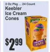 Keebler Ice Cream Cones