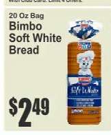 Bimbo Soft White Bread
