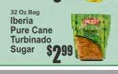 Iberia Pure Cane Turbinado Sugar