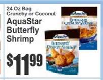 AquaStar Butterfly Shrimp