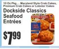 Dockside Classics Seafood Entrées