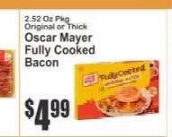 Oscar Mayer Fully Cooked Bacon*