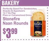 Stonefire Naan Rounds