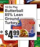 Butterball 85% Lean Ground Turkey
