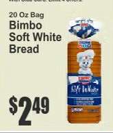 Bimbo Soft White Bread