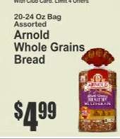 Arnold Whole Grains Bread