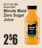 Minute Maid Zero Sugar Juice