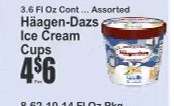 Häagen-Dazs Ice Cream Cups
