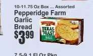 Pepperidge Farm Garlic Bread