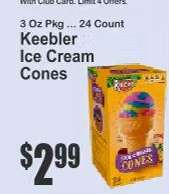 Keebler Ice Cream Cones